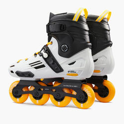 In Line Brusle Freeride Mf500 Hardboot Cerno Modre Oxelo Decathlon