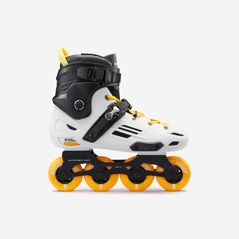 Adult Skating Shoes Inline MF 500 White