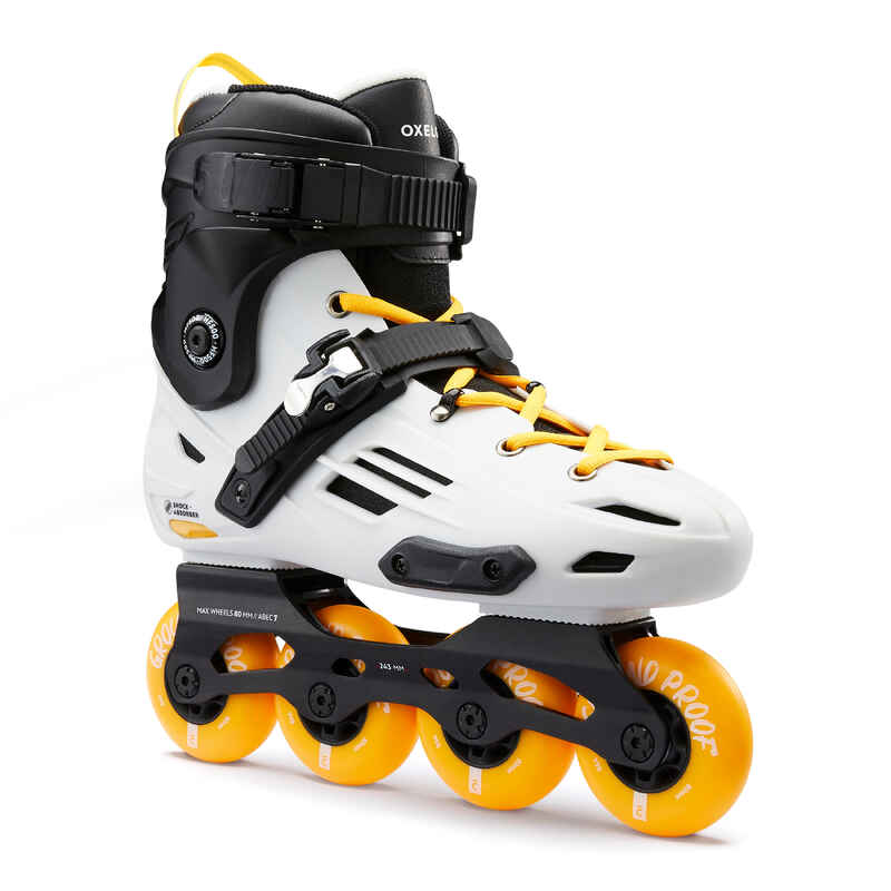 Adult Freeride Inline Skates Mf500 Greylo Decathlon