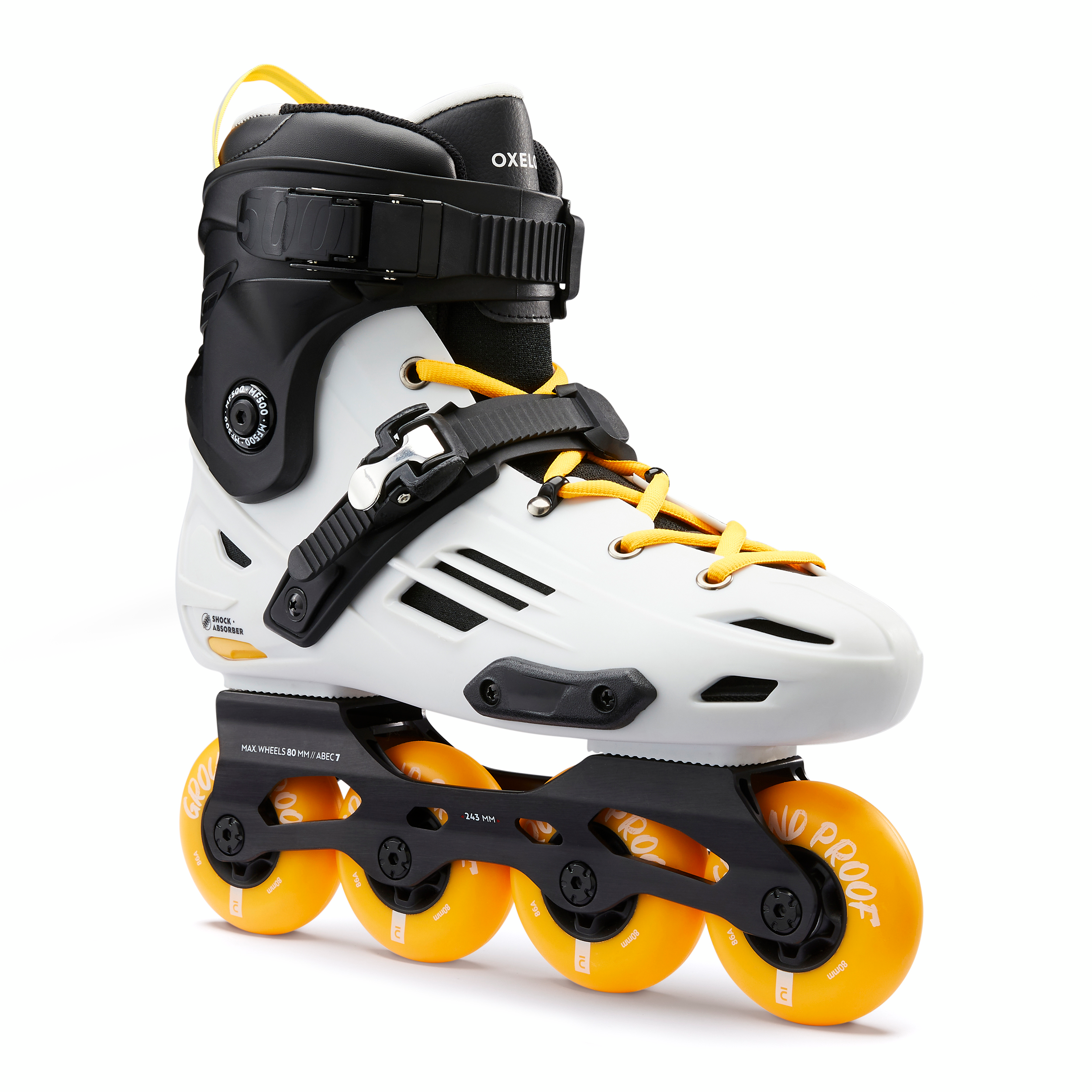 Roller Freeride adulte MF500 Greylo pour les clubs et