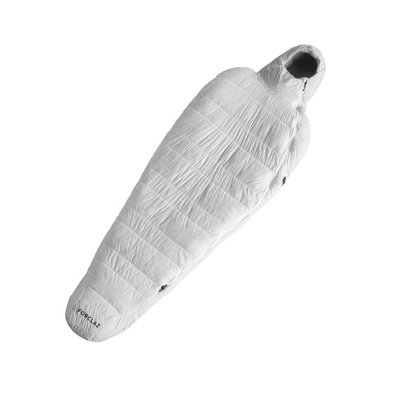 Saco de dormir plumón 0 °C confort forma momia Forclaz MT900 Minimal Editions