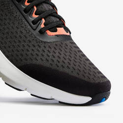 Women's Running Shoes JOGFLOW 500.1 - Black and Coral Pink