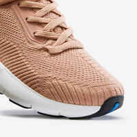 JOGFLOW 500K.1 Women's running shoes - beige