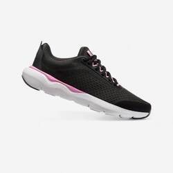 Sepatu Lari Wanita JOGFLOW 500.1 - Abu-abu Gelap dan Pink