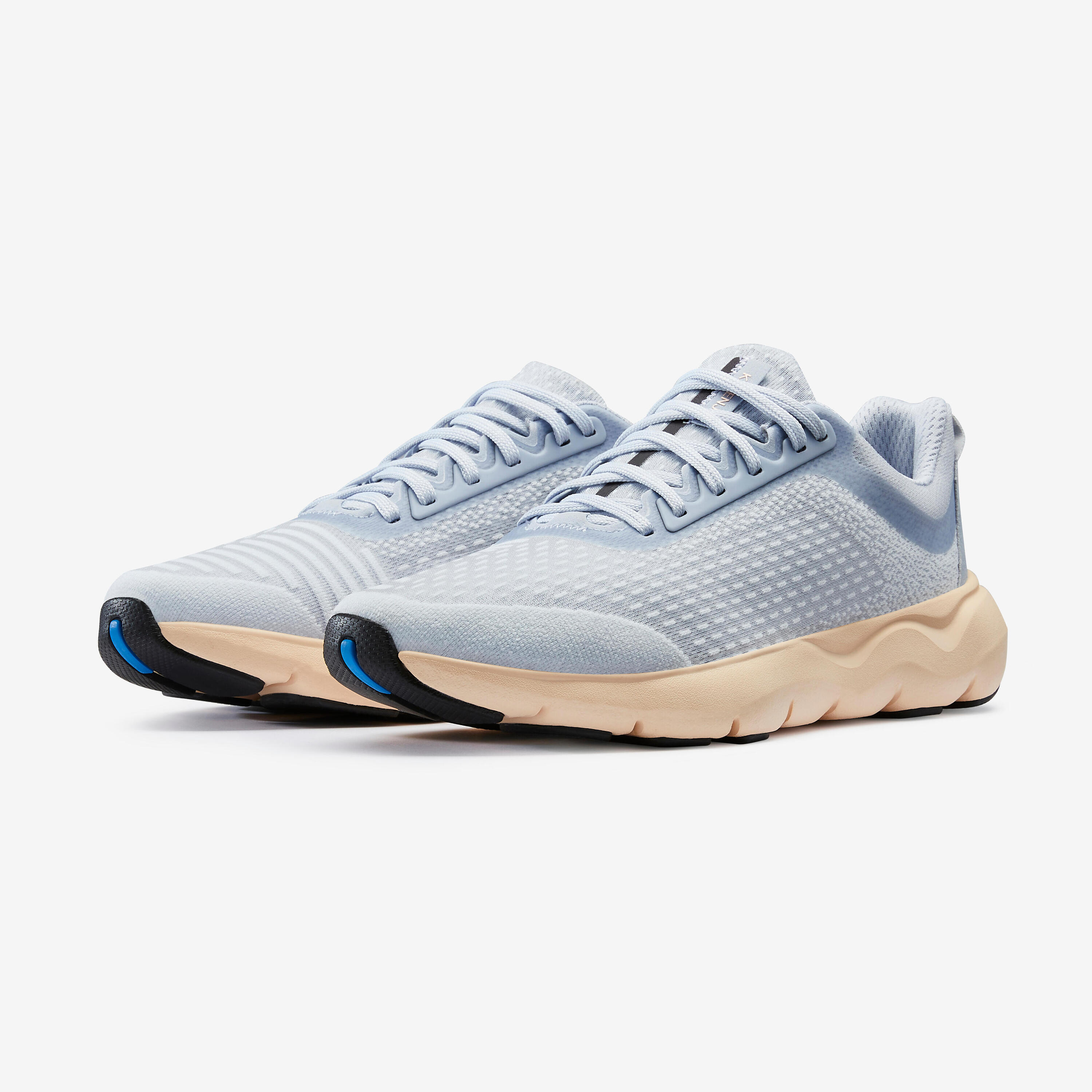 JOGFLOW 500.1 Women's Running Shoes - Grey/Beige 5/8