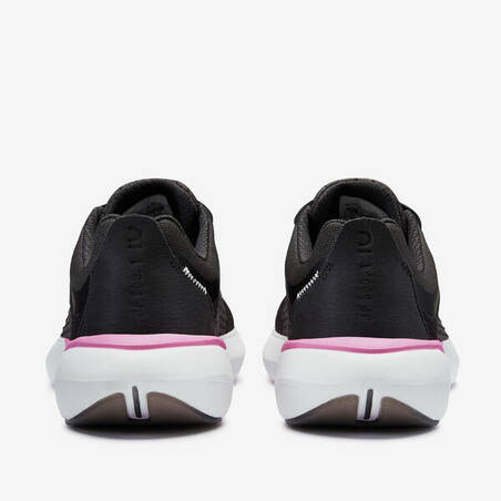 Sepatu Lari Wanita JOGFLOW 500.1 - Abu-abu Gelap dan Pink