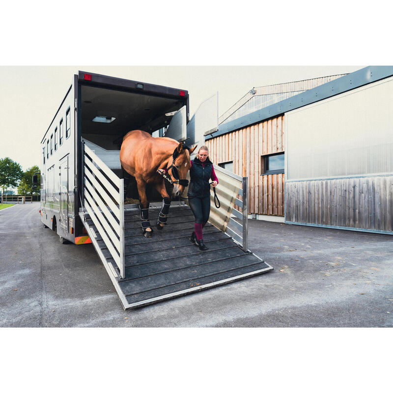 4 transportbeschermers ruitersport paard Traveller 500 zwart en grijs