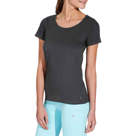 Essential Sportee Women's Fitness T-shirt - Dark Grey