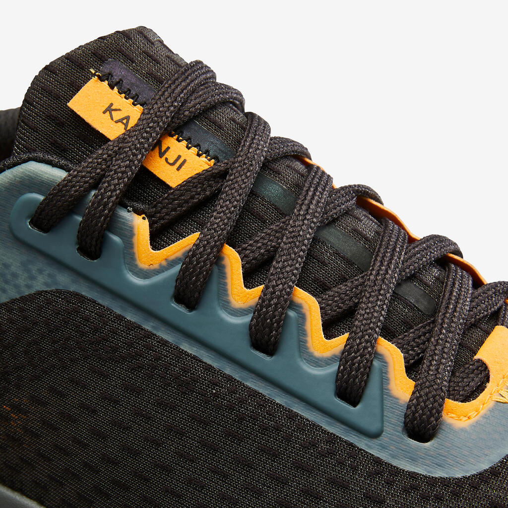 Tenis de running gris oscuro/amarillo para hombre Jogflow 500.1
