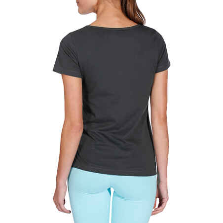 Essential Sportee Women's Fitness T-shirt - Dark Grey