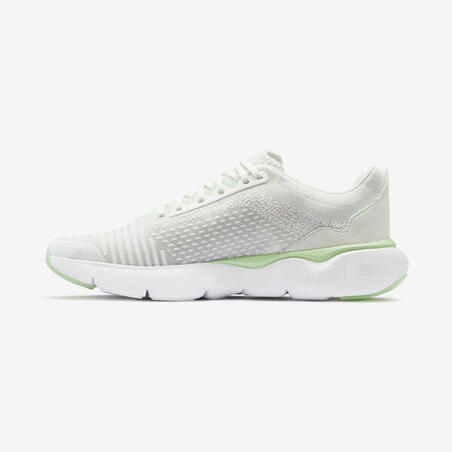 CHAUSSURES de running homme JOGFLOW 500.1 vert clair et blanc cassé