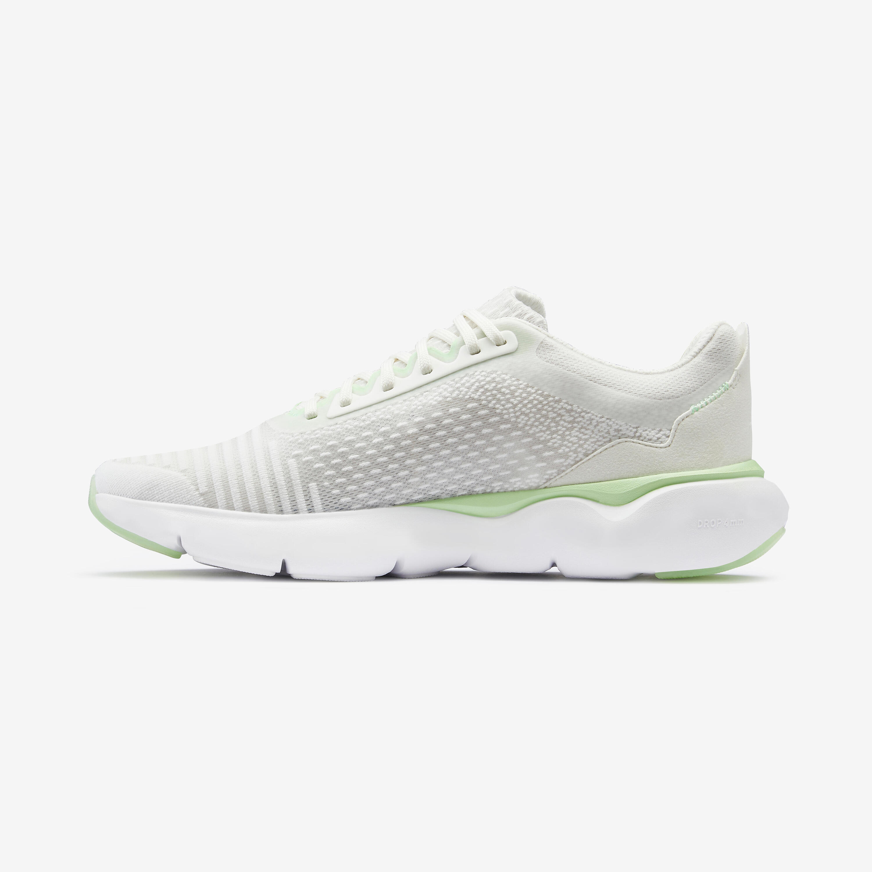 JOGFLOW 500.1 Men's running shoes - Light Green and Off-White 5/13