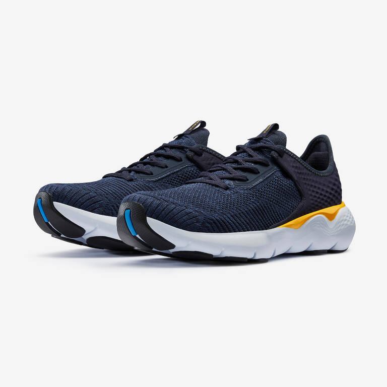 Sepatu Lari Pria JOGFLOW 500K.1 - Navy/Kuning