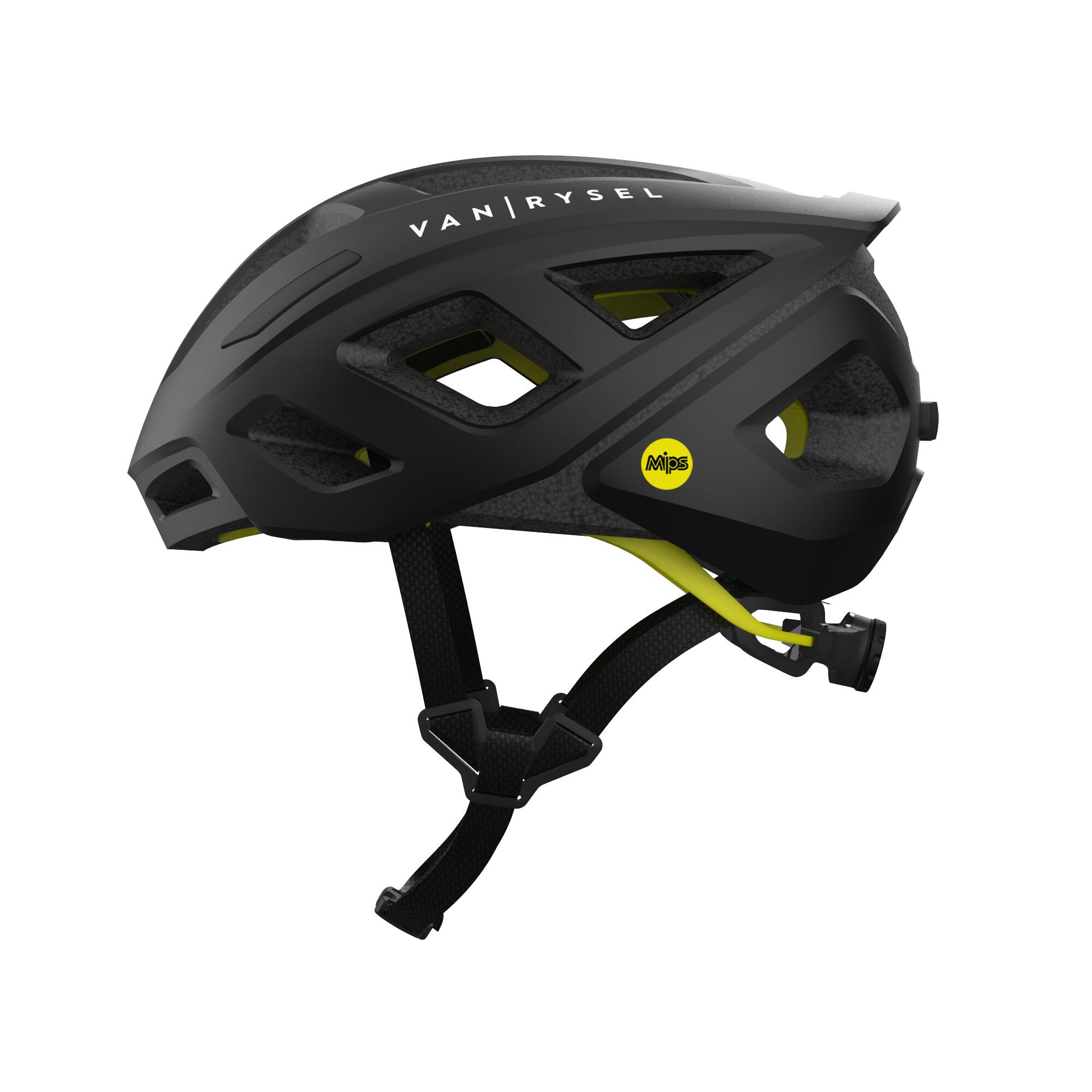 Casque de vélo de route – Roadr 500 MIPS noir - VAN RYSEL