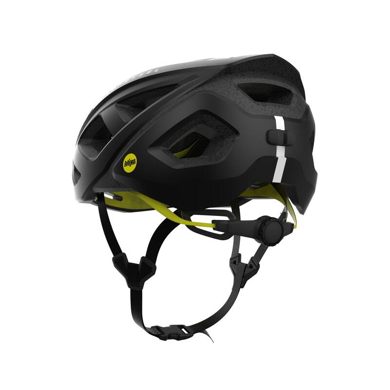 Cyklistická helma na silniční cyklistiku Roadr 500 MIPS černá 