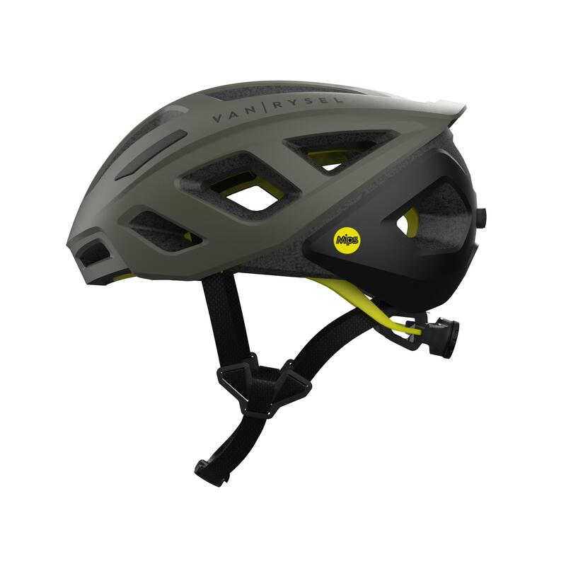 CAPACETE DE BICICLETA DE ESTRADA ROADR 500 MIPS CAQUI