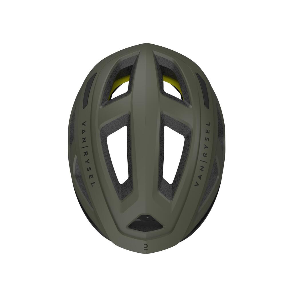 Fahrradhelm Rennrad ROADR 500 MIPS khaki 