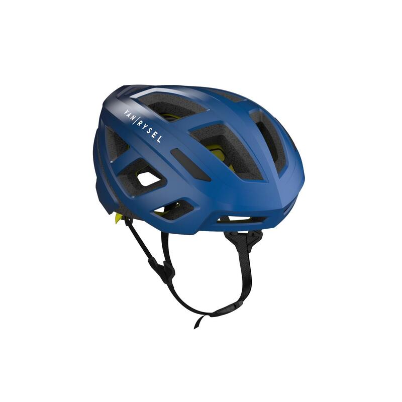 Cyklistická helma na silniční cyklistiku Roadr 500 MIPS modrá 