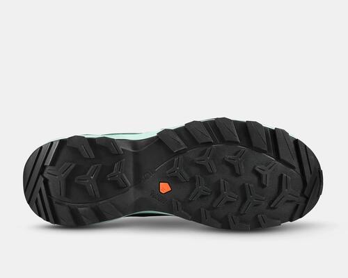 Chaussures de randonnée montagne imperméables femme MH500 Mid - vertes