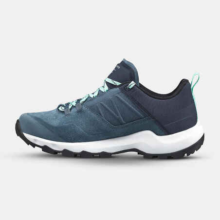 Women’s Waterproof Mountain Walking Shoes - MH500 Blue