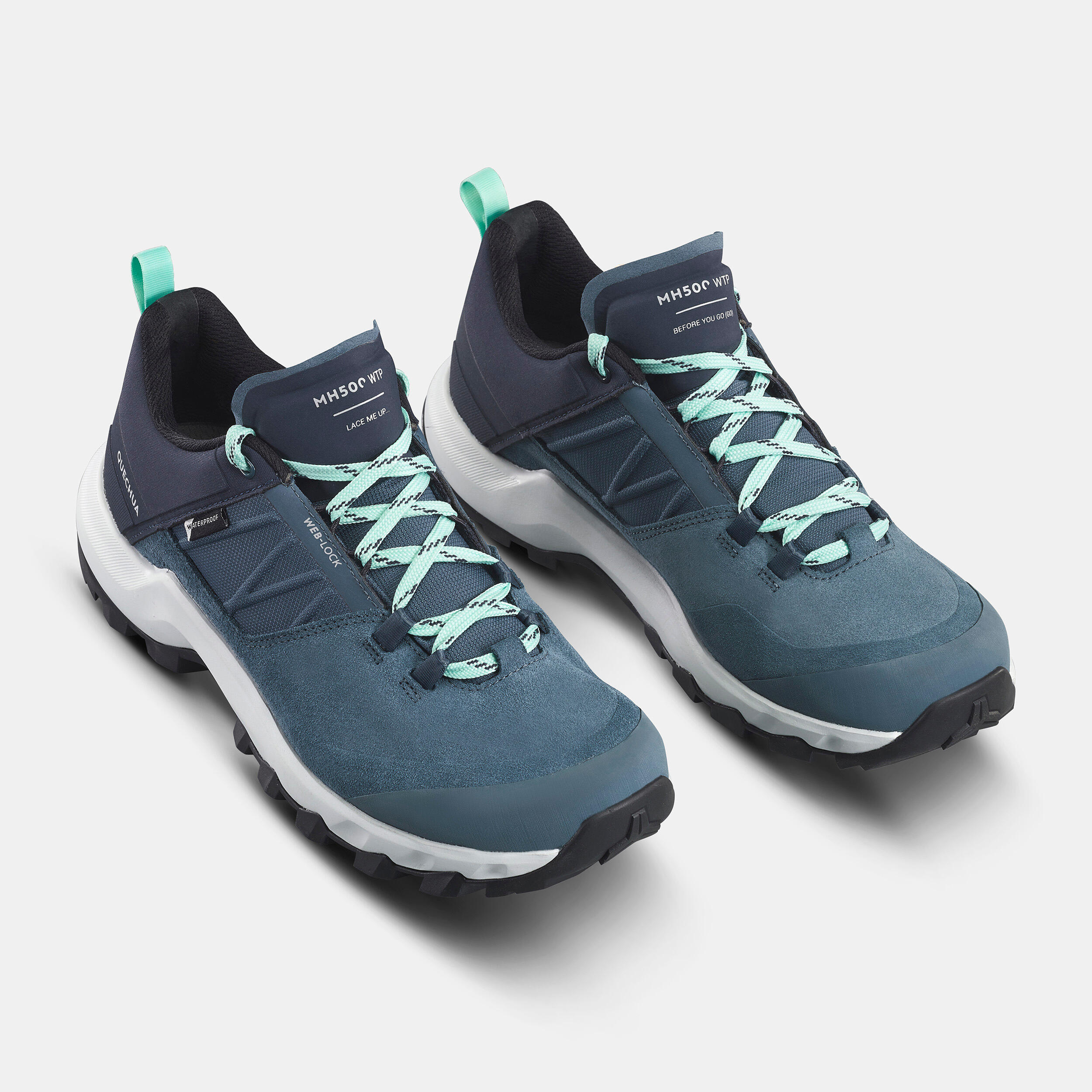 Women's Waterproof Hiking Shoes - MH 500 - QUECHUA
