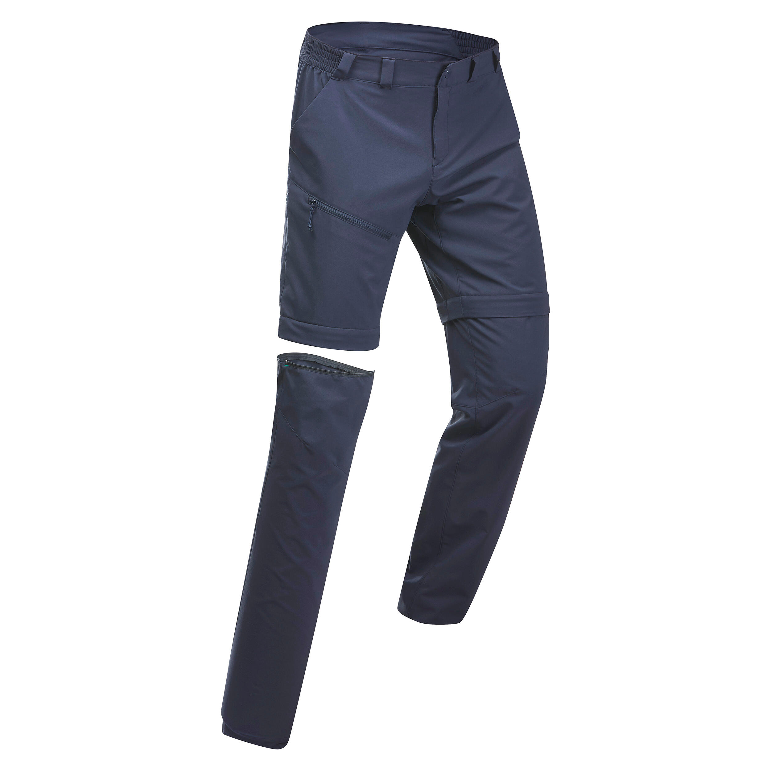Pantalon Modulabil Drumeție la Munte MH150 Albastru Bărbați Albastru  Imbracaminte trekking si drumetie