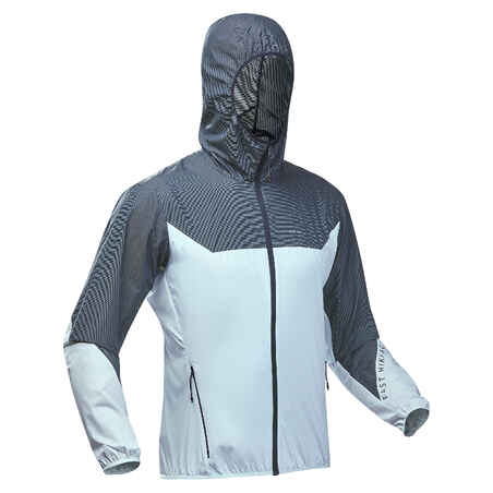 Chaqueta rompeviento de senderismo para Hombre Quechua FH500 gris