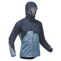 Veste Ultra légère de randonnée rapide FH 900 homme Bleu Grise.