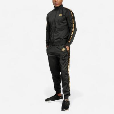 Tuta uomo fitness Leone Ambassador Gold AB310 nera