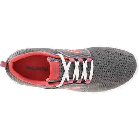 Soft 140 Mesh Women's Fitness Walking Shoes - Grey/Pink