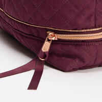 Multi-Compartment Dance Shoes and Accessories Pouch - Burgundy