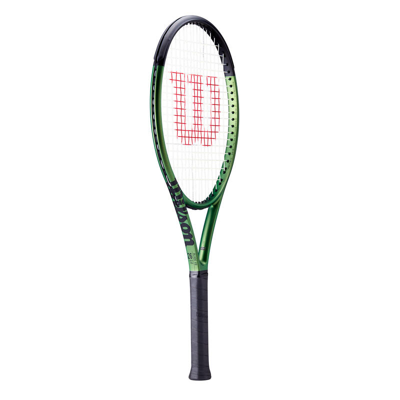 Raquette de tennis enfant - Wison Blade V8 26 pouces vert cuivre