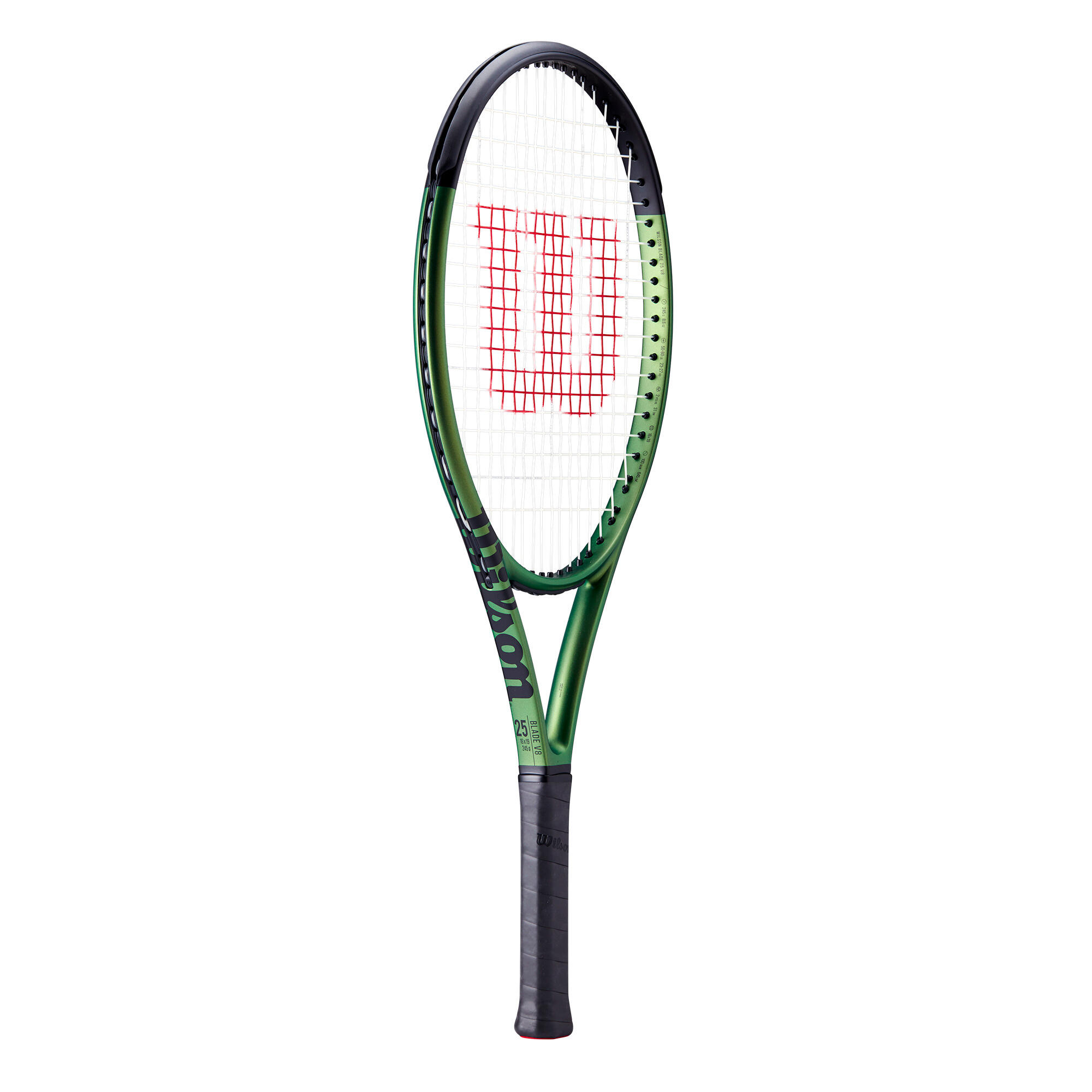 Kids' Tennis Racket Blade V8 25 inches - Green/Copper 2/3