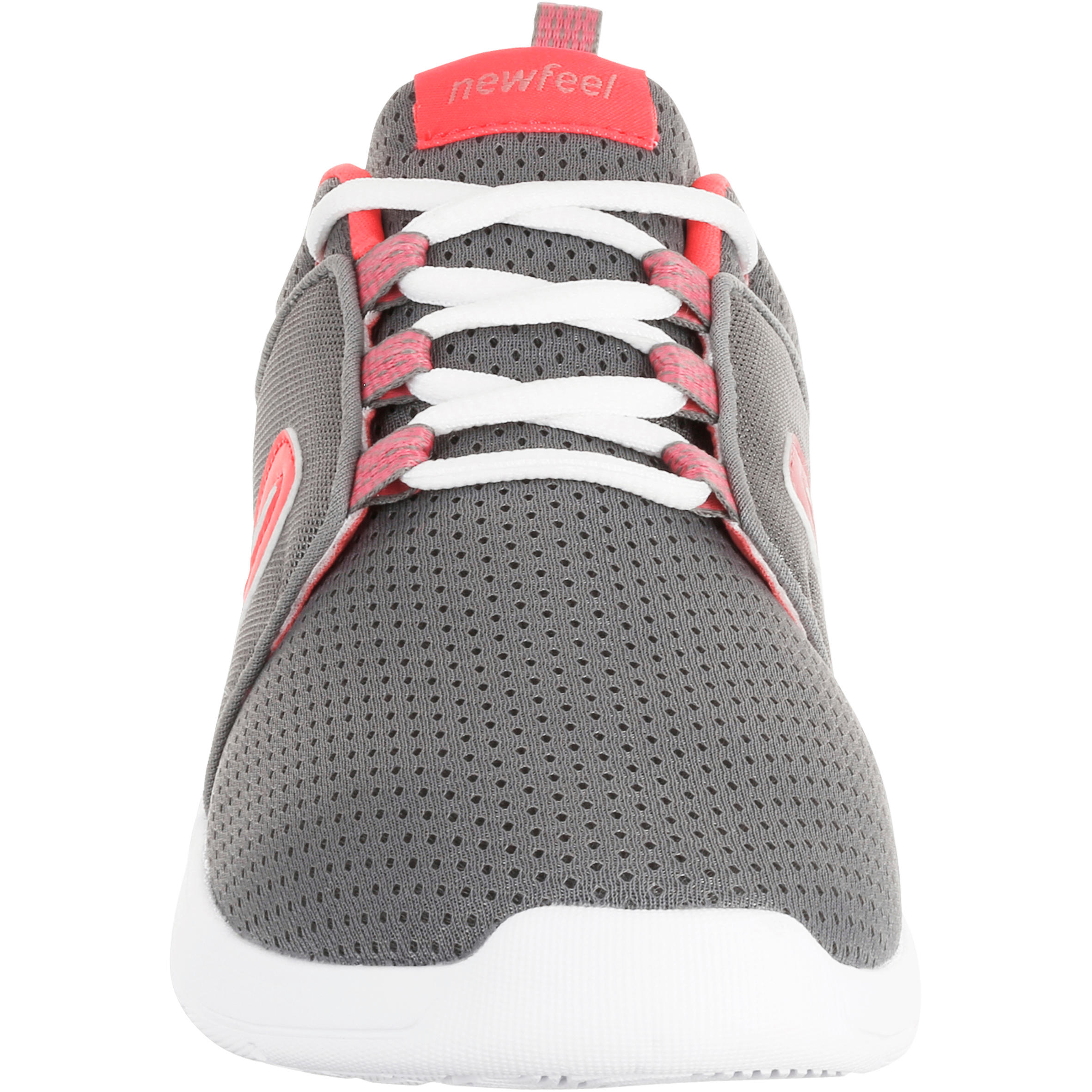 Soft 140 Mesh Women's Fitness Walking Shoes - Grey/Pink 3/5