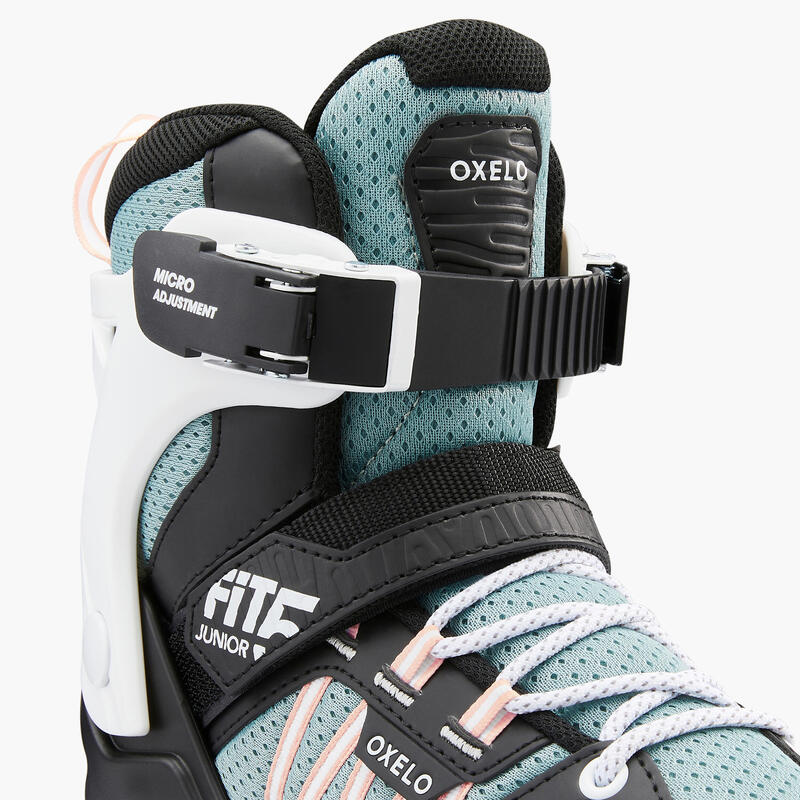 Rolki fitness dla dzieci Fit5 JR różowo-khaki