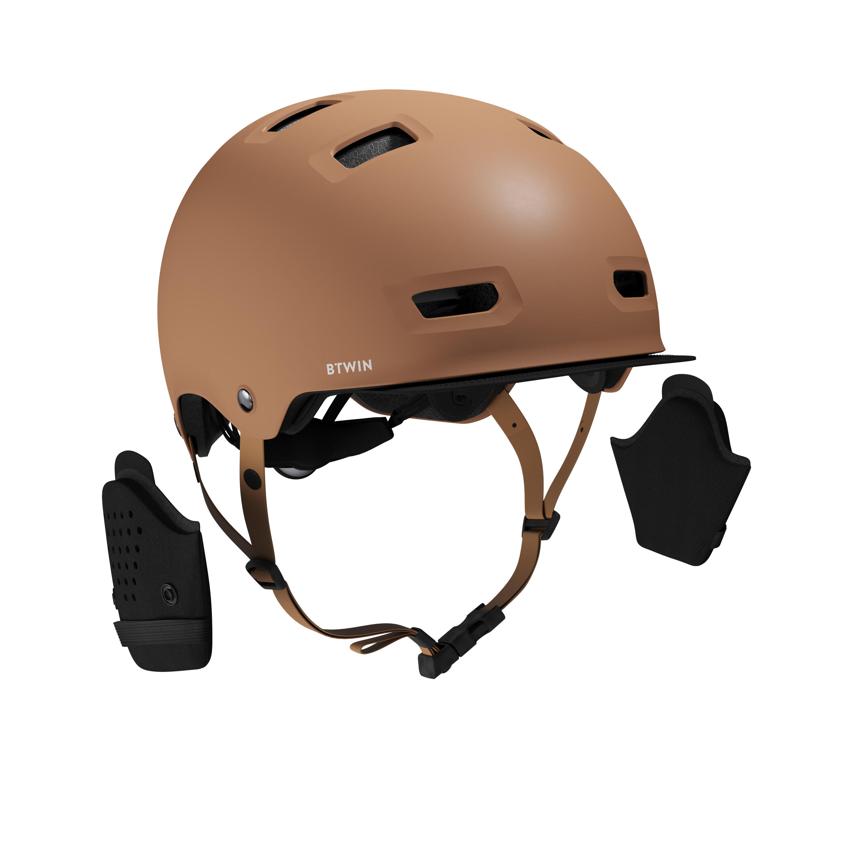 City Cycling Bowl Helmet 500 - Ochre 3/9