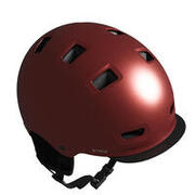 500 City Cycling Bowl Helmet - Brick Red