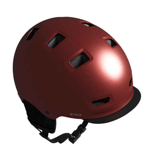 
      Fahrradhelm City Urban CBH 500 Bowl ziegelrot
  