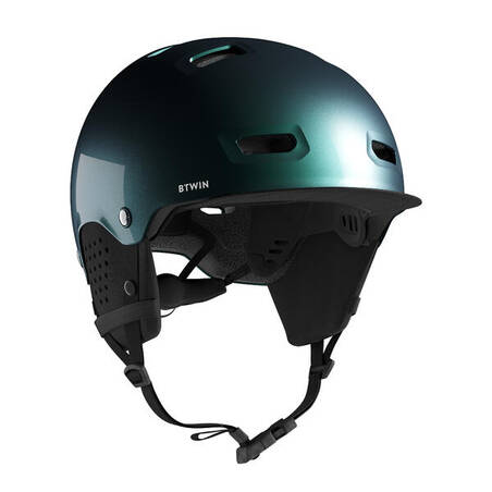 500 City Cycling Bowl Helmet - Petrol Blue
