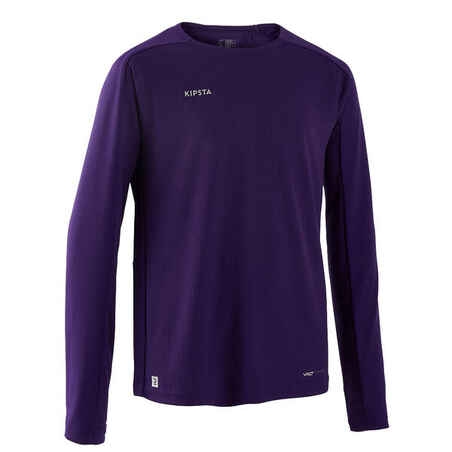 Vaikiški futbolo marškinėliai ilgomis rankovėmis „Viralto Club“, violetiniai