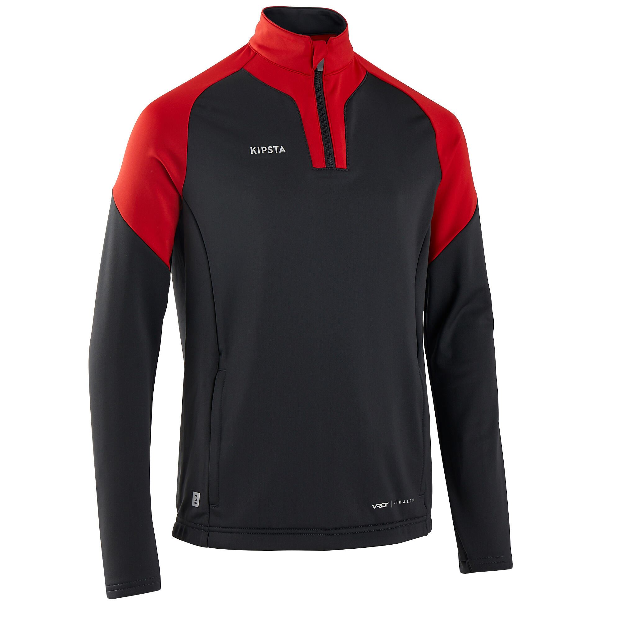 Bluza piłkarska dla dzieci Kipsta Viralto Club na krótki suwak 9/24