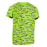 Kids' Short-Sleeved Football Shirt Viralto Solo - Jungle Neon Yellow & Black