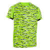 Nogometna majica kratkih rukava Viralto Solo dječja Jungle neonski žuta-crna