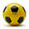 Voetbal vanaf 12 jaar First Kick maat 5 geel