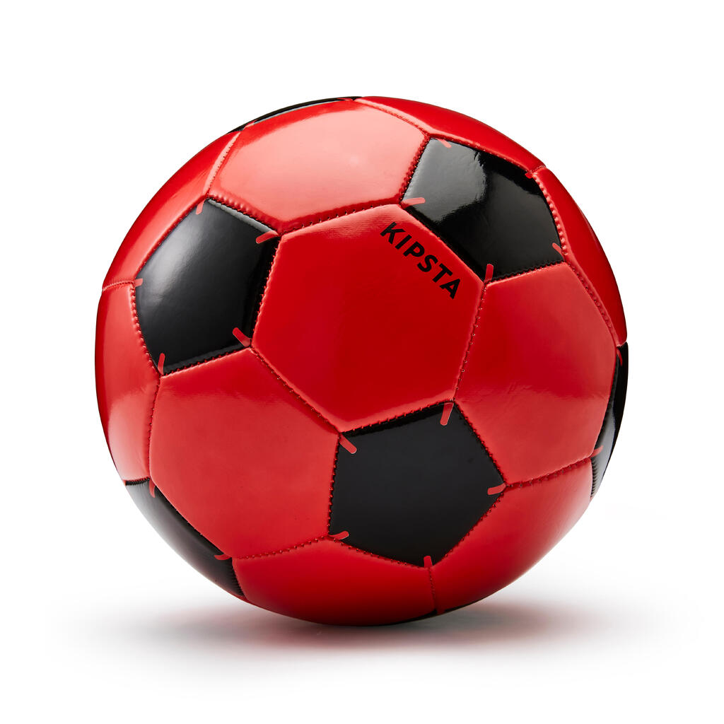 Laste jalgpall First Kick, suurus 5, kuni 12-aastastele, kollane