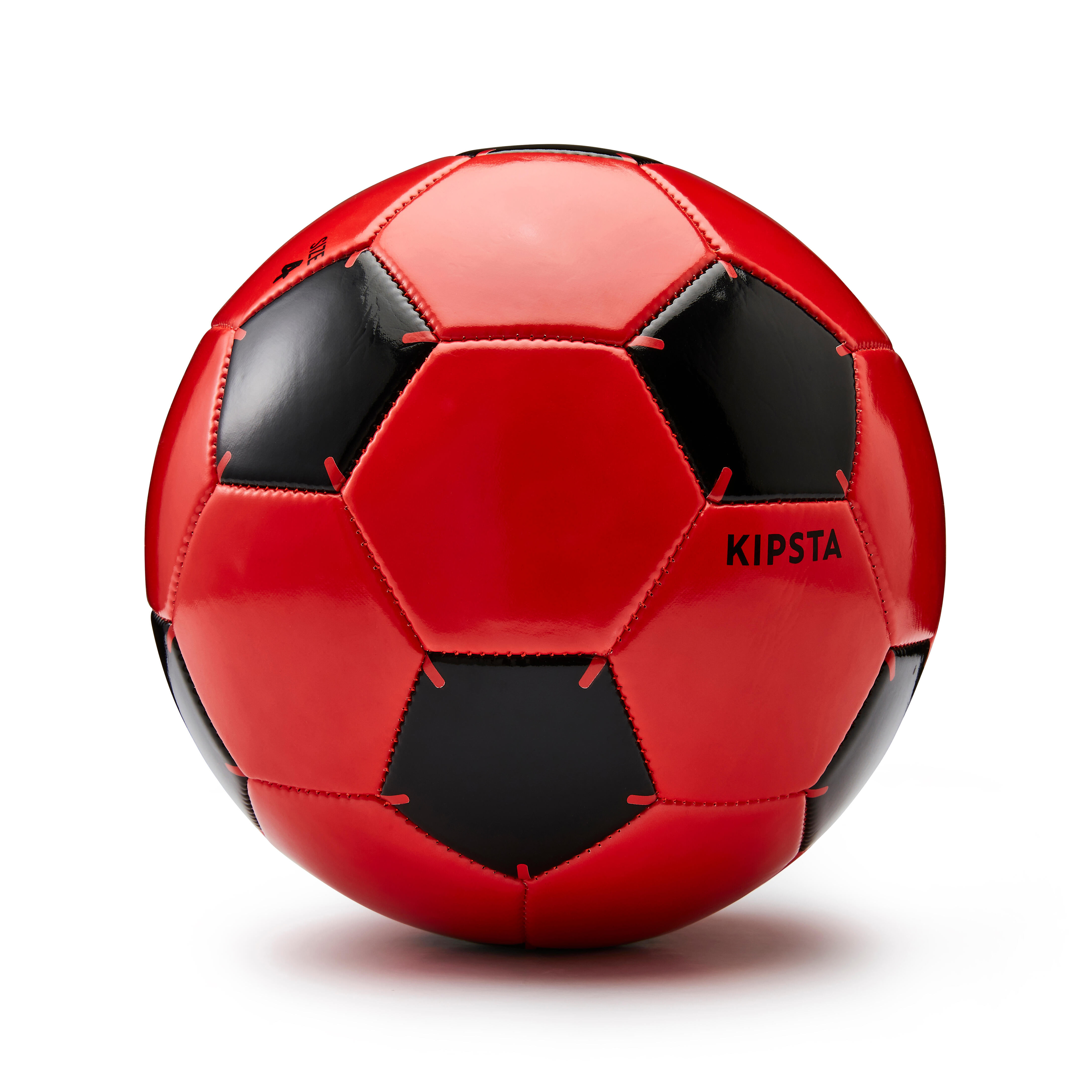 Kids' Size 4 Soccer Ball - First Kick Red - KIPSTA