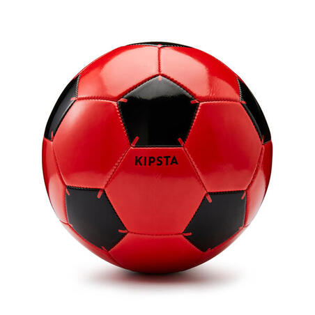 Fotboll FIRST KICK stl. 4 (barn mellan 9 och 12 år) röd
