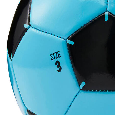 Balón de fútbol First Kick talla 3 (para niños menores de 9 años) azul 