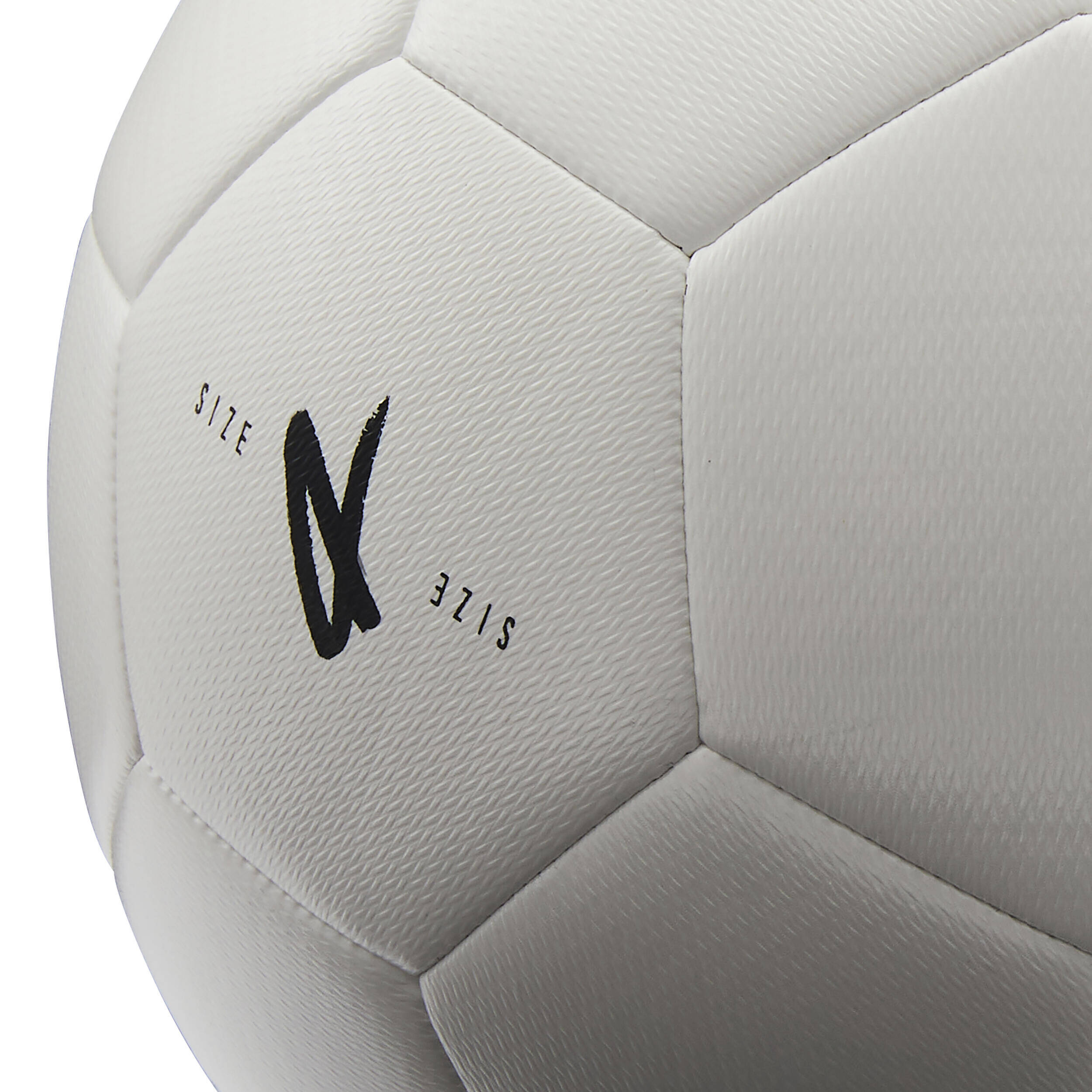 Football Training Ball F100 Size 4 White -  5