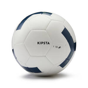 Football Training Ball F100 Size 4 White